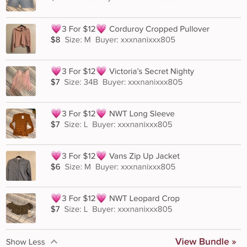 Bundle for xxnanixx805